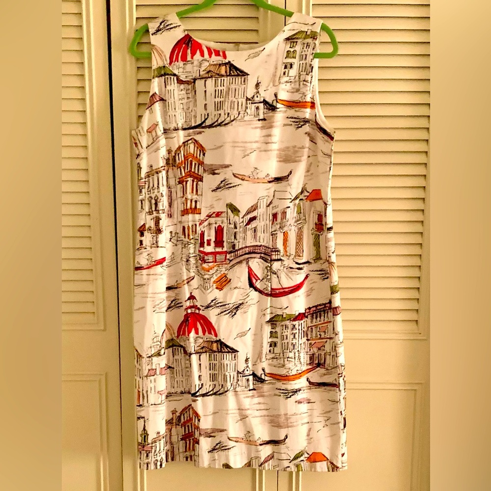NWT Italy Sleeveless Dress by Leslie Fay - Size 14